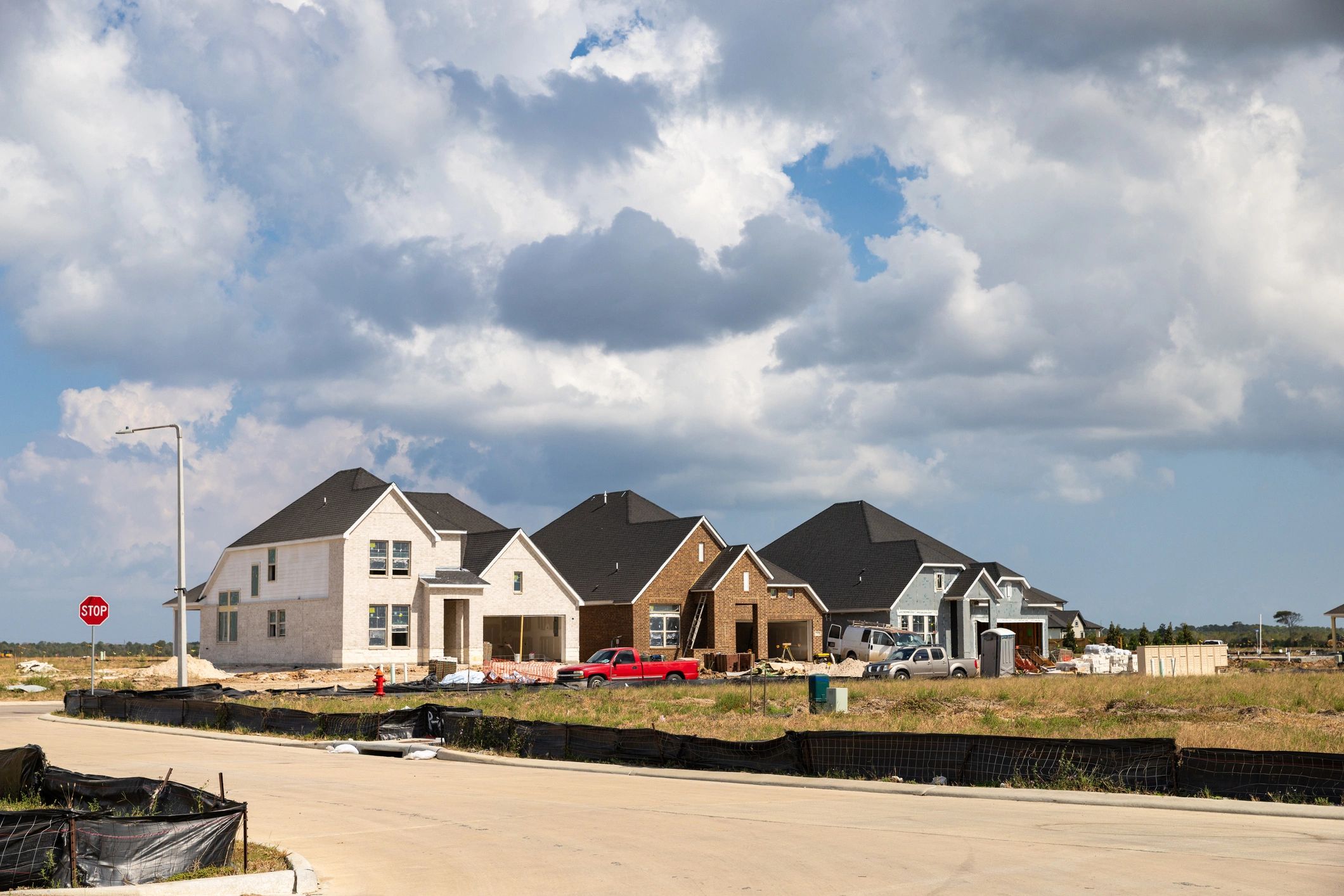 Residential development under construction