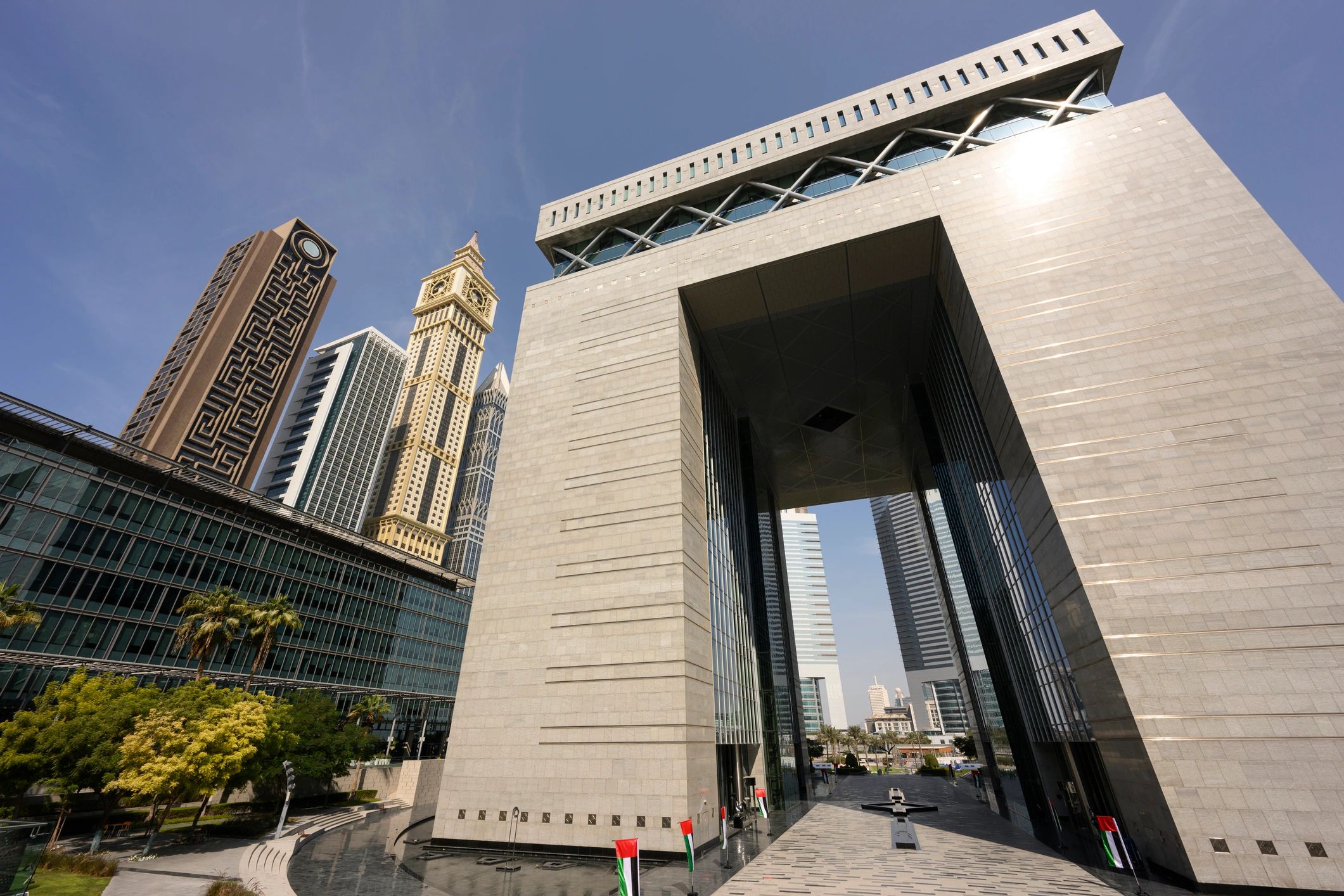 Contemporary commercial office building